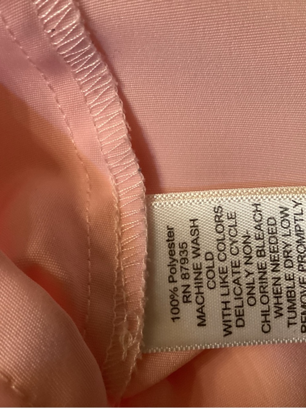 Susan Graver Plus Size Blush Pink Short‑Sleeve Button Down Shirt 2X - Picture 10 of 10